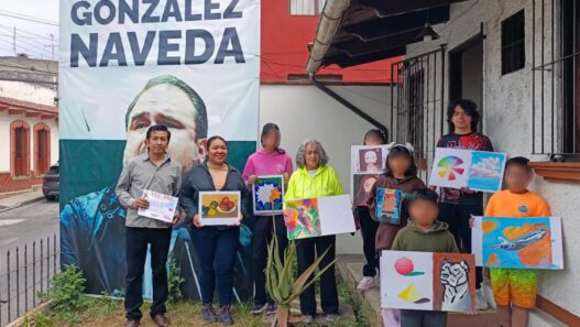 Adrián González Naveda promueve taller de arte en Coatepec