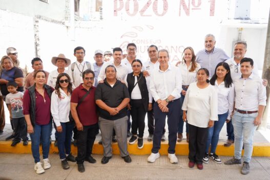 Pepe Chedraui reactiva pozo y restablece agua en Xochimehuacan