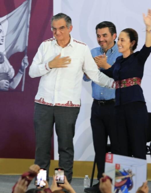 Presidenta reconoce liderazgo estratégico de Américo Villarreal