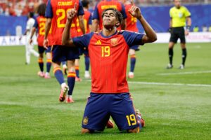 Lamine Yamal lidera goleada de España 4-0 sobre Arabia Saudí