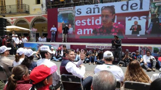 Puebla refrenda apoyo a Sheinbaum a dos años de su gobierno