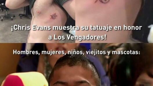Chris Evans se tatúa la “A” de Avengers y refuerza su legado Marvel