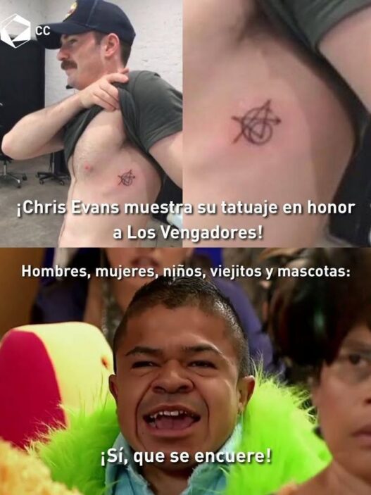 Chris Evans se tatúa la “A” de Avengers y refuerza su legado Marvel
