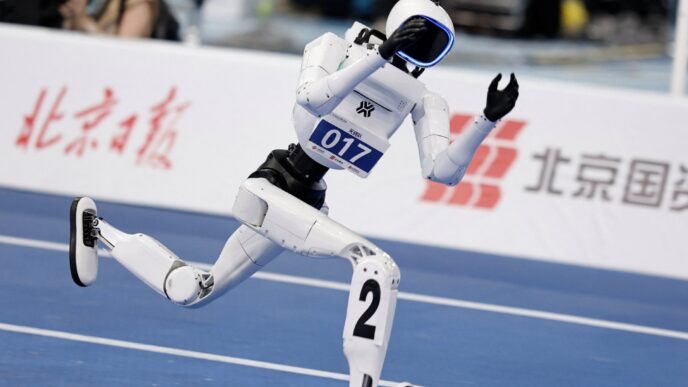 Robot chino Tiangong rompe récord mundial en 100 metros planos