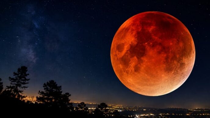 Eclipse lunar parcial y Luna de Sangre serán visibles en México 2026
