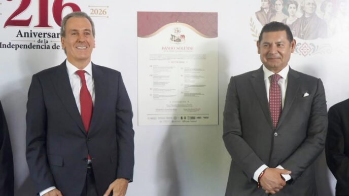 Puebla inicia festejos por 216 Aniversario de Independencia