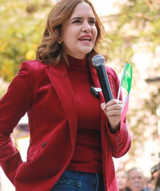 Clara Luz Flores, candidata de Morena a Nuevo León en 2027