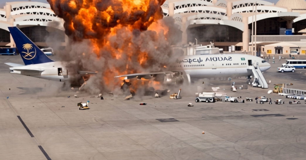 Ataques hutíes en aeropuerto de Riad dejan 14 muertos y 300 heridos