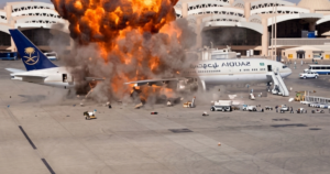 Ataques hutíes en aeropuerto de Riad dejan 14 muertos y 300 heridos