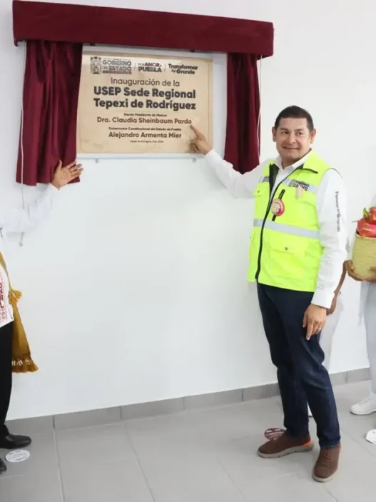 Alejandro Armenta inaugura campus de la USEP en Tepexi de Rodríguez