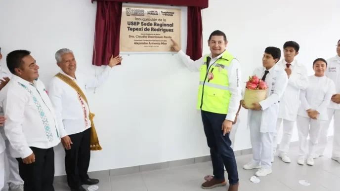 Alejandro Armenta inaugura campus de la USEP en Tepexi de Rodríguez