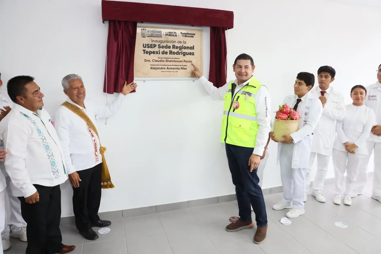 Alejandro Armenta inaugura campus de la USEP en Tepexi de Rodríguez