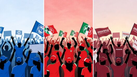 Morena, PAN y PRI anticipan promoción rumbo a elecciones 2027