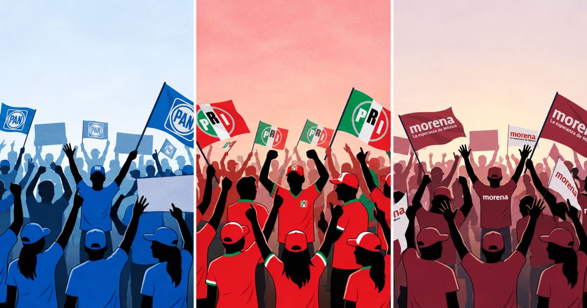 Morena, PAN y PRI anticipan promoción rumbo a elecciones 2027
