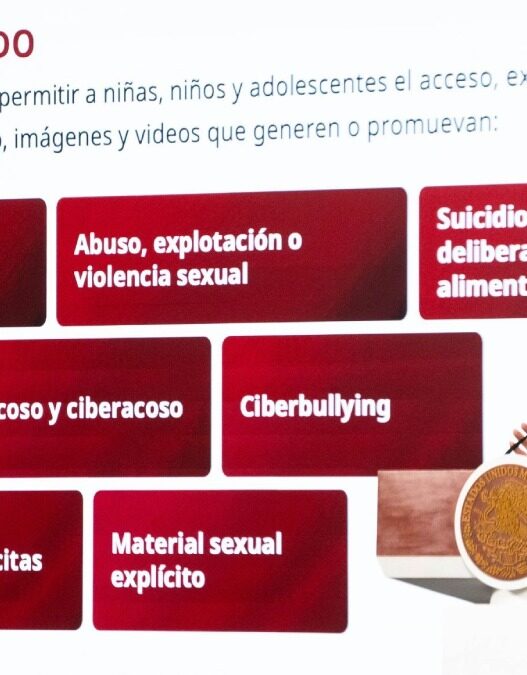Plataformas deberán retirar contenidos violentos contra menores